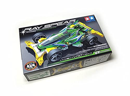 Tamiya Modell Mini 4WD Rennwagen 1/32 Ray Spear VZ Chassis 18099 von RCECHO