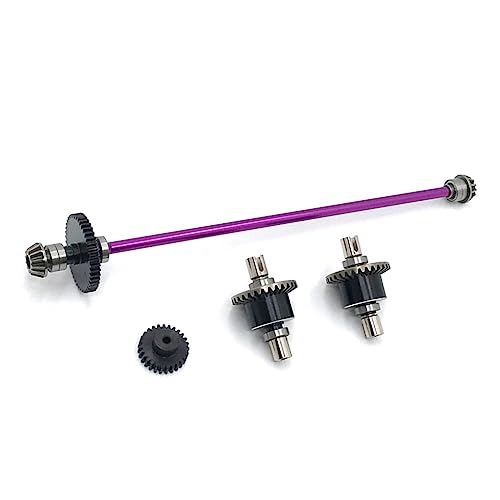RCGOFOLLOW 1/12 RC Cars Metallachse, Differentialantrieb, Ersatzteil, Zubehör, Ersatz für WLtoys 124016 124017 124018 124019, Violett RCGOFOLLOW 1/12 RC Cars Metallachse, Differentialantrieb, Ersatzteil, Zubehör, Ersatz für WLtoys 124016 124017 124018 124019, Violett von RCGOFOLLOW