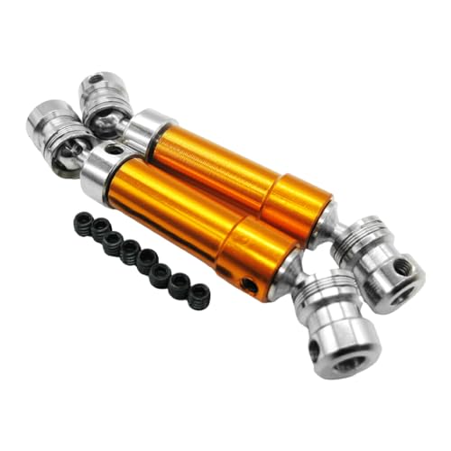 RCGOFOLLOW 100–140 mm Aluminium Universal CVD Antriebswellengelenk für AXIAL SCX10 AXIAL SCX10 CVD Antriebswellengelenk aus Aluminium, Orange von RCGOFOLLOW