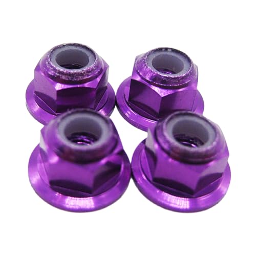 RCGOFOLLOW 4X Aluminiumlegierung Nylon Radsicherungsmutter für 1/10 Axial SCX10 Crawler SCX0036 Teilenummer Radsicherungsmutter für AXIAL SCX10, Lila RCGOFOLLOW 4X Aluminiumlegierung Nylon Radsicherungsmutter für 1/10 Axial SCX10 Crawler SCX0036 Teilenummer Radsicherungsmutter für AXIAL SCX10, Lila von RCGOFOLLOW