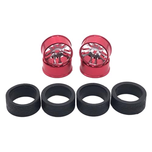 RCGOFOLLOW 4X Felgen Reifen Modifikationsteile kompatibel mit 1/28 Wltoys K969 RC Felgen Reifen Modifikationsteile RC Felge, Rot RCGOFOLLOW 4X Felgen Reifen Modifikationsteile kompatibel mit 1/28 Wltoys K969 RC Felgen Reifen Modifikationsteile RC Felge, Rot von RCGOFOLLOW