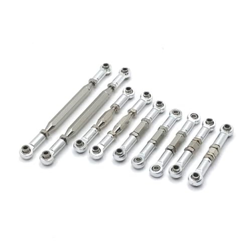 RCGOFOLLOW 9X Lenkverbindungsarm Zugspurstange für 1/12 WLtoys 12428 FY 03 Leistung Hochfeste Lenkverbindungsarm Zugspurstange, Silber RCGOFOLLOW 9X Lenkverbindungsarm Zugspurstange für 1/12 WLtoys 12428 FY 03 Leistung Hochfeste Lenkverbindungsarm Zugspurstange, Silber von RCGOFOLLOW
