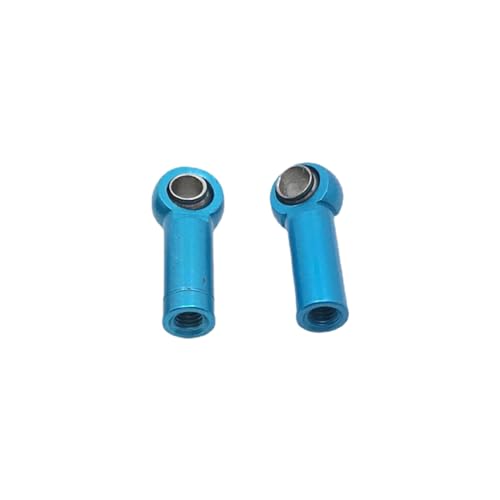RCGOFOLLOW M2,5 Kugelkopf Aluminiumlegierung M3 Zugverbindung Spurstange für RC Auto Teil kompatibel mit 1/10 1/12 1/14 1/16 1/18 Fernbedienung, Blau von RCGOFOLLOW