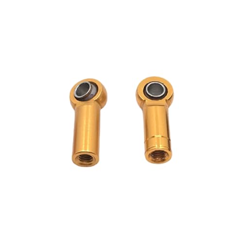 RCGOFOLLOW M2,5 Kugelkopf Aluminiumlegierung M3 Zugverbindung Spurstange für RC Auto Teil kompatibel mit 1/10 1/12 1/14 1/16 1/18 Fernbedienung, Golden RCGOFOLLOW M2,5 Kugelkopf Aluminiumlegierung M3 Zugverbindung Spurstange für RC Auto Teil kompatibel mit 1/10 1/12 1/14 1/16 1/18 Fernbedienung, Golden von RCGOFOLLOW