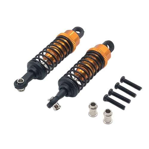 RCGOFOLLOW Metall Fernbedienungsauto Metall Stoßdämpfer Kits für Wltoys 1/18 A949 Fernbedienungs Auto Metall Stoßdämpfer Kits, Gold von RCGOFOLLOW