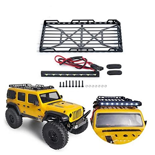 RC-Hub Gepäckträger und Spots aus Edelstahl für 1/24" Axial SCX24 90081 AXI00002 RC Autos, schwarz RC-Hub Gepäckträger und Spots aus Edelstahl für 1/24" Axial SCX24 90081 AXI00002 RC Autos, schwarz von RCHUBAM