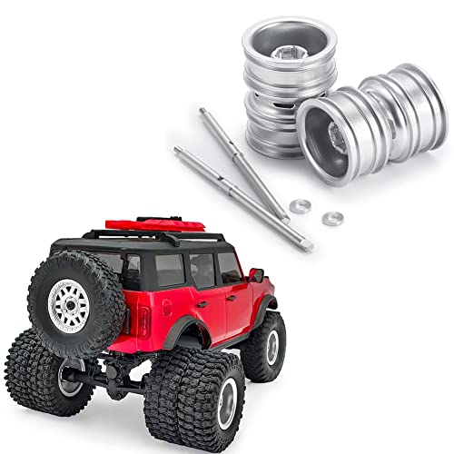 RCHUBAM RC Hinterrad Felgen mit CVD Antriebswelle für 1/24 Axial SCX24 Deadbolt Bronco C10 RC Crawler Car RCHUBAM RC Hinterrad Felgen mit CVD Antriebswelle für 1/24 Axial SCX24 Deadbolt Bronco C10 RC Crawler Car von RCHUBAM