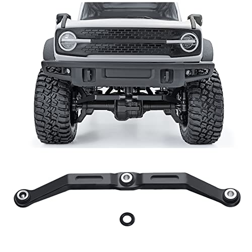 RCLIONS Aluminium-Lenkglied für TRX4M RC Crawler Car Upgrades (schwarz) von RCLIONS