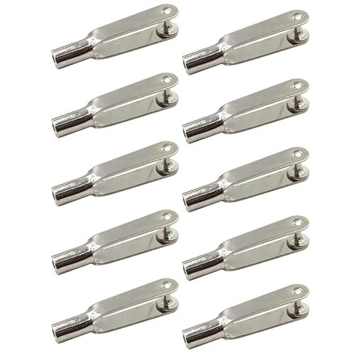 10 Stück M2-Metall-Klemmverbinder Für RC-Flugzeuge, 2mm-Pushrod-Verbindung, 22mm/25mm-Lenkstangen-Klammern, DIY-Steuerstangen-Montage Für Tragflügelmodelle(L25mm) von RCXCLXLH