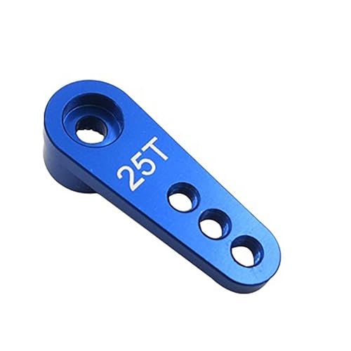 25T Metall Servoarm 28mm Einseitiger Horn Für Standard-Digitalservos (RC Auto/Boot/Flugzeug)(Blue) von RCXCLXLH