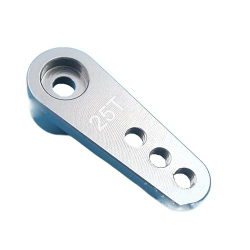 25T Metall Servoarm 28mm Einseitiger Horn Für Standard-Digitalservos (RC Auto/Boot/Flugzeug)(Silver) von RCXCLXLH