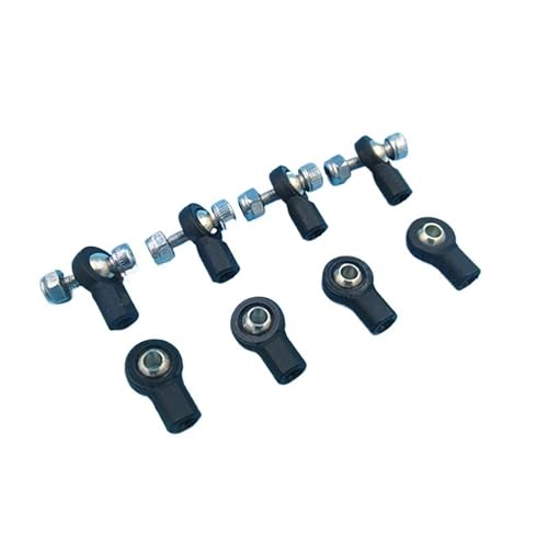 4 Stück M3 Kugelgelenkstangenköpfe Für RC-Auto, Boot, Flugzeug Lenksystem Mit Druckstangen – Metall-Kugelgelenkverbinder 15mm 20mm(20mm) von RCXCLXLH