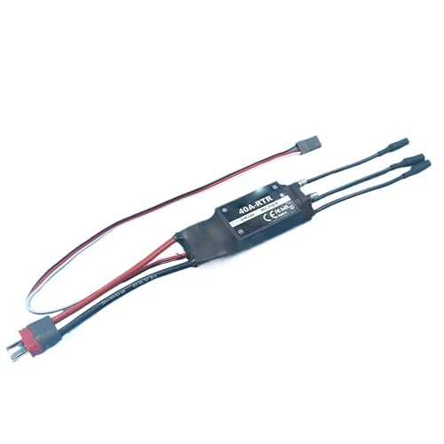 40A Wassergekühlter ESC Für RC-Boote - Bidirektionaler Geschwindigkeitsregler (Vorwärts/Rückwärts) Für Bürstenlose Motoren Mit Kühlsystem(T-Type Plug) von RCXCLXLH