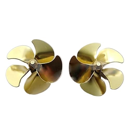 54mm 5-Blatt-Propellerpaar Aus Messing for RC-Bootsmodelle, CW Und CCW, M4-Welle, Verzinnt, Vollständiges Eintauchen, Schiffsantrieb 54mm 5-Blatt-Propellerpaar Aus Messing for RC-Bootsmodelle, CW Und CCW, M4-Welle, Verzinnt, Vollständiges Eintauchen, Schiffsantrieb von RCXCLXLH