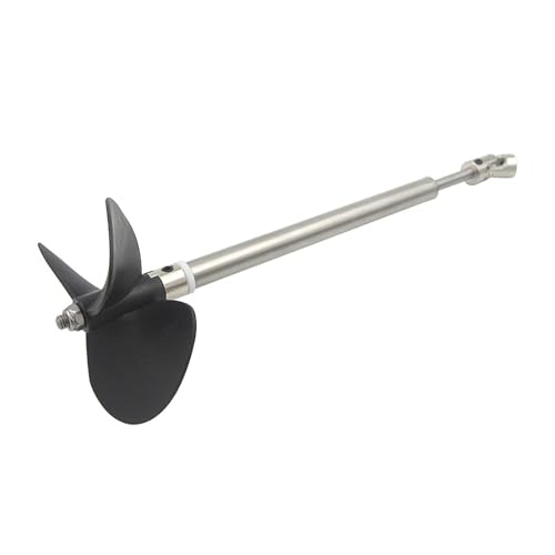5mm Antriebswellen-Set Für RC Boot Mit 3-Blatt-Propeller 70mm Edelstahl - Antriebswellensystem Für Fischer- Und Trawler-Modellboote(20CM/12CM,6.00mm) von RCXCLXLH