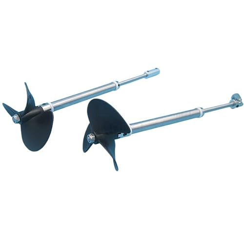 5mm Antriebswellensystem Für RC Boot Mit CW/CCW 3-Blatt-Propellern Edelstahl - Getriebesystem-Kit Für Köderfischerei- Und Trawlerboote(3.17mm Coupling,70MM) von RCXCLXLH