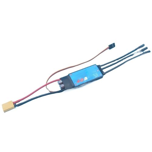 Bidirektionaler 40A Brushless-ESC Für RC-Boote - 2-6S LiPo - 5V/3A BEC - Kompatibel Mit Autos Und Unterwasserantrieben(with XT60 Plug) von RCXCLXLH