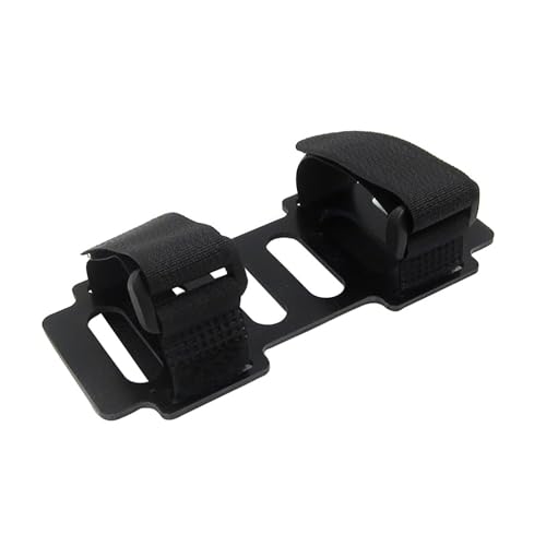 Faser-Glas-Batteriehalterung Für RC-Boote - Montageplatte Mit Nylongurten(Black,Small) von RCXCLXLH