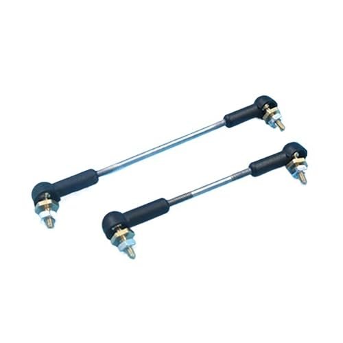 M2 Kugelstangen-Set Aus Kunststoff Mit Kugelgelenk – Lenkgestänge Für RC-Modelle, Verstellbar Von 25mm Bis 250mm(Black,L55MM) von RCXCLXLH
