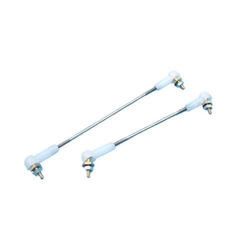 M2 Kugelstangen-Set Aus Kunststoff Mit Kugelgelenk – Lenkgestänge Für RC-Modelle, Verstellbar Von 25mm Bis 250mm(White,L250MM) von RCXCLXLH