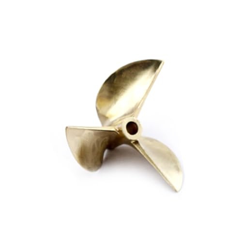 Messing 3-Blatt-Propeller Für RC-Boote - Durchmesser 67mm/70mm/72mm, Wellenloch 6.35mm - Für Benzinbetriebene Rennboote(67mm) von RCXCLXLH