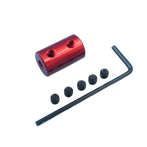 Motorwellenkupplung Aus Aluminiumlegierung 12×20mm Mit Innenbohrungen 3.17×4mm, 4×4mm, 4×5mm, 5×5mm Für RC Auto, Boot Und Mechanischen Antrieb(4 * 4mm) von RCXCLXLH