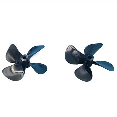 Paar 4-Blatt-Propeller Vollständig Tauchbar CW/CCW Für Angelboote Und Trawler – 4mm/5mm-Achsenloch(D75*5mm) von RCXCLXLH