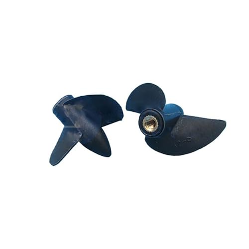 Paar RC-Boot-Propeller M4-Gewinde Kupferkern 2-Blatt Halbtauchpropeller Für Elektro-RC-Boote(D42*P29.5mm) von RCXCLXLH