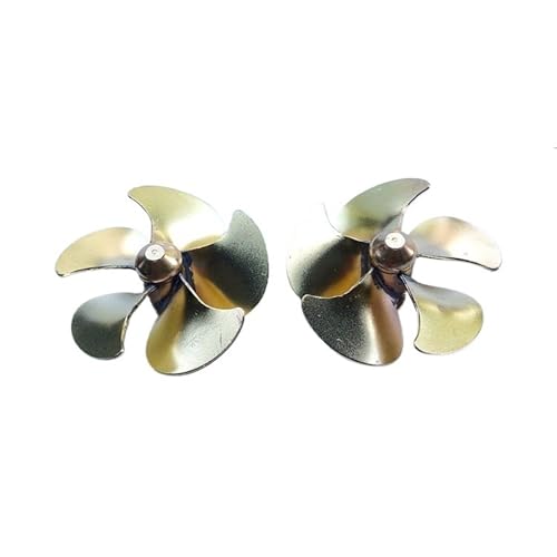 RC-Boot, 42mm, 4-Blatt-Propeller Aus Messing, Paar Mit Scharfer Spitze, M4-Welle, CW & CCW, Schiffsmodelle, DIY-Zubehör von RCXCLXLH