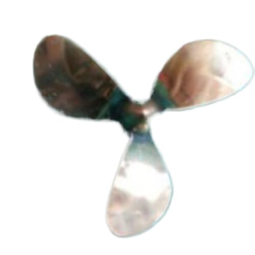 RC-Boot, 58–60mm, 4-Blatt-Propeller Aus Messing for RC-Modellschiffe – Optionen for Rechts- Und Linkslauf, M4-Wellenloch, Präzisionsgelötet(CW,59mm) von RCXCLXLH