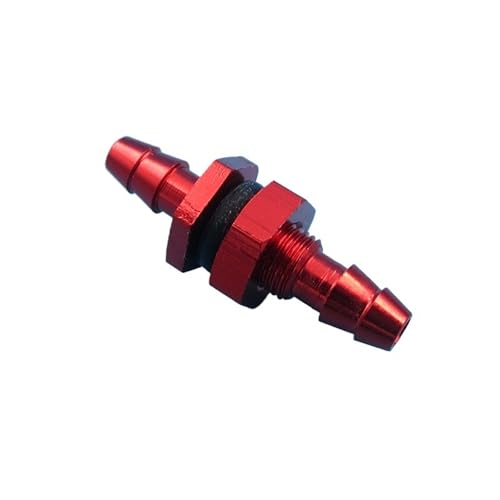 ‌RC Boot Aluminium Wasserkühlungsrohr Verbinder M5 Gewindeanschluss Für 3x5mm Silikonschlauch Gas- Oder Elektromodell Zubehör‌(Red) von RCXCLXLH