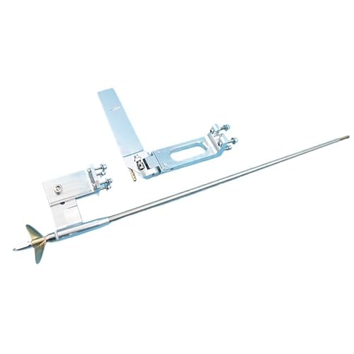 RC-Boot Antriebssystem-Set Mit 4.76mm Flexwelle - 130mm Ruderachsenhalterung & 40mm Messingpropeller - Für V-Hull- Und O-Typ RC-Boote(CW) von RCXCLXLH