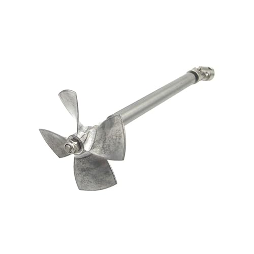 RC-Boot Antriebswelle Aus Edelstahl 4mm Mit 4-Blatt-Propeller Aus Legierung 55mm – Für Köderfischboote Und Modellschiffe(2.00mm,30CM/25CM) von RCXCLXLH