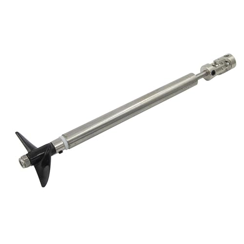 RC-Boot Antriebswelle Aus Edelstahl 4mm Mit Zweiblatt-Teil-Tauchpropeller 36mm – Für Modellbau Und DIY RC-Boote(5.00mm,20/15CM) von RCXCLXLH