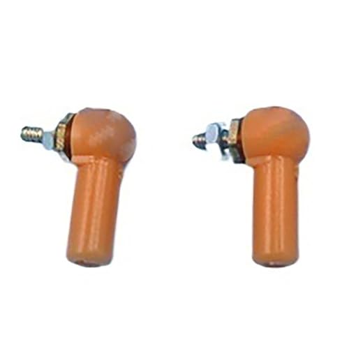 RC-Boot-Ball-Lenkstangen M2/M3 - Kunststoff-Kugelgelenke 2mm/3mm Für Steuerung, Servo-Anschluss Und Rudersteuerung(Orange,M3) von RCXCLXLH