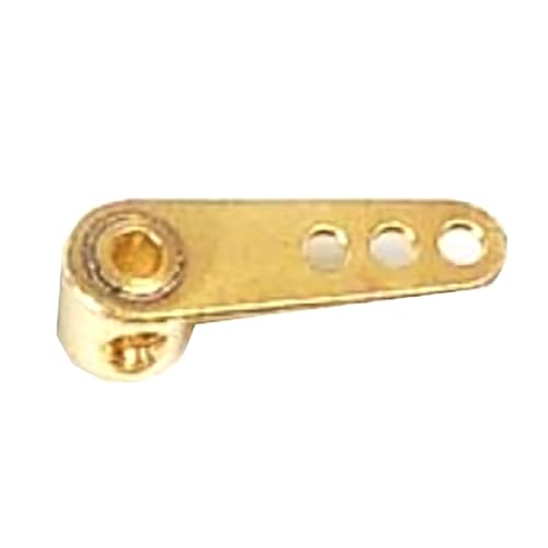 RC Boot Messing Erweiterte Ruder Arm 2mm Innen Loch Schiff Modell Messing Kipphebel(Single arm) von RCXCLXLH