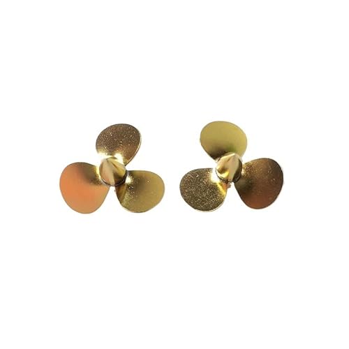 RC-Bootsmodell, 26mm, 3-Blatt-Propeller Aus Messing, Paar M3-Welle, CW Und CCW, Schiffsmodellzubehör RC-Bootsmodell, 26mm, 3-Blatt-Propeller Aus Messing, Paar M3-Welle, CW Und CCW, Schiffsmodellzubehör von RCXCLXLH