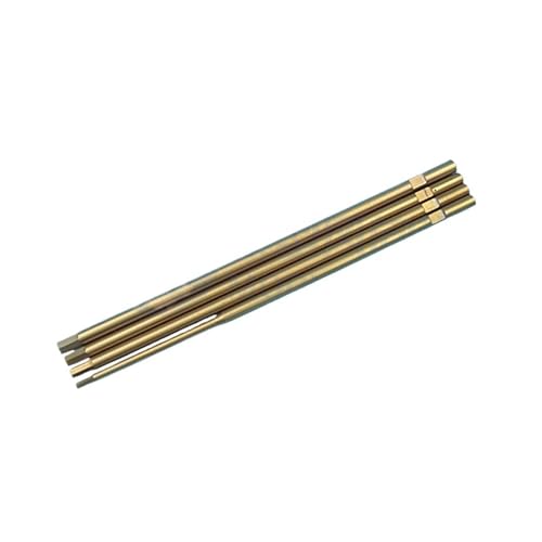 RC Modell Hex-Schraubendrehersatz 1.5mm 2.0mm 2.5mm 3.0mm – Weißes Stahl Titanium-beschichtet, 100mm Länge, Präzisionswerkzeug Für RC-Auto, Boot Und Flugzeug(Gold) von RCXCLXLH