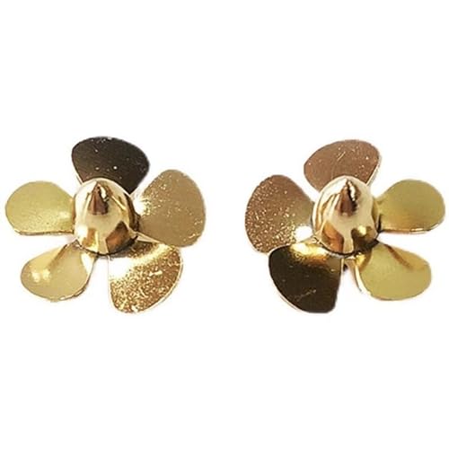 RC-Modellboot, 12mm, 5-Blatt-Propeller Aus Messing, Paar, 2mm Welle, CW Und CCW, Simulationsschiffsmodellteile RC-Modellboot, 12mm, 5-Blatt-Propeller Aus Messing, Paar, 2mm Welle, CW Und CCW, Simulationsschiffsmodellteile von RCXCLXLH