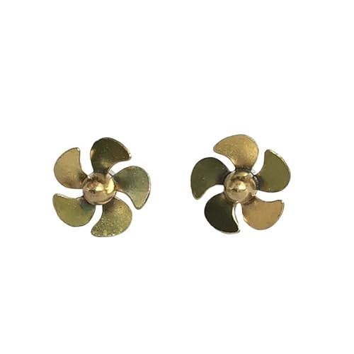 RC-Modellschiffe Messing 5-Blatt-Propeller 12mm Durchmesser, 1,5mm - 2mm Wellenlöcher for Zhongtian Yuanwang Lanzhou(1.5 Pore Size) von RCXCLXLH