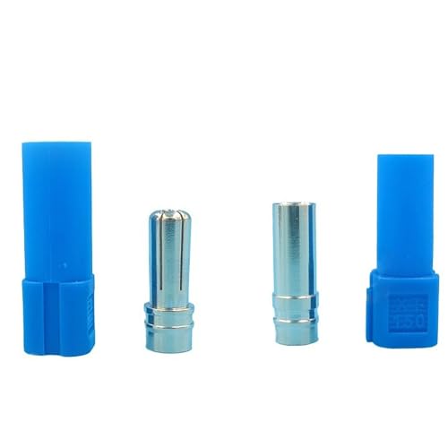 XT150 Hochstrom-Steckverbinderset 6mm 100A-120A Für RC-ESC/LiPo-Akku/Motor – Hitzebeständiges Nylongehäuse(Blue) von RCXCLXLH