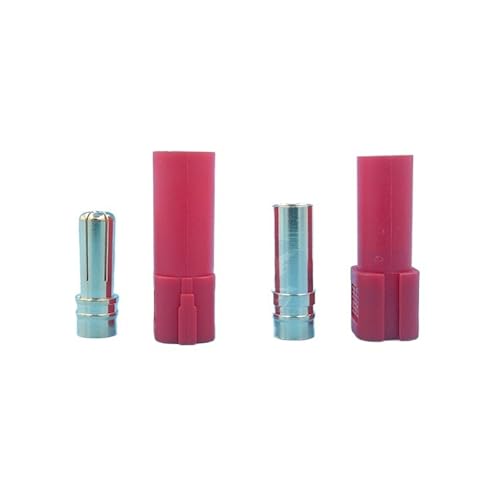 XT150 Hochstrom-Steckverbinderset 6mm 100A-120A Für RC-ESC/LiPo-Akku/Motor – Hitzebeständiges Nylongehäuse(Red) von RCXCLXLH