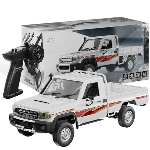 RCXTechPro RC Auto Raupen Truck 1:14 für Erwachsene, 2,4 GHz Ferngesteuerter Auto Geländegängiges Pickup-Fahrzeug mit LED-Leuchten Proportionallenkung 260-Motor RTR-Hobby-Spielzeug RCXTechPro RC Auto Raupen Truck 1:14 für Erwachsene, 2,4 GHz Ferngesteuerter Auto Geländegängiges Pickup-Fahrzeug mit LED-Leuchten Proportionallenkung 260-Motor RTR-Hobby-Spielzeug von RCXTechPro