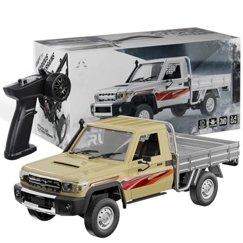 RCXTechPro RC Auto Raupen Truck 1:14 für Erwachsene, 2,4 GHz Ferngesteuerter Auto Geländegängiges Pickup-Fahrzeug mit LED-Leuchten Proportionallenkung 260-Motor RTR-Hobby-Spielzeug RCXTechPro RC Auto Raupen Truck 1:14 für Erwachsene, 2,4 GHz Ferngesteuerter Auto Geländegängiges Pickup-Fahrzeug mit LED-Leuchten Proportionallenkung 260-Motor RTR-Hobby-Spielzeug von RCXTechPro