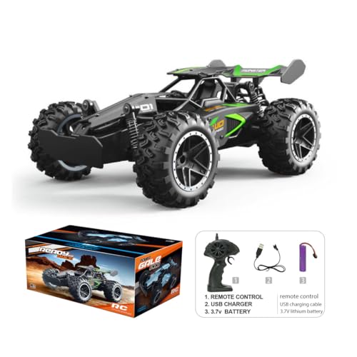 RCXTechPro RC Drift Auto im Maßstab 1:18, 2,4 GHz 4WD, Hochgeschwindigkeits Offroad Fernbedienung, Monster-Buggy 15 Km/h Rennwagen Spielzeuggeschenk für Erwachsene Jugendliche von RCXTechPro