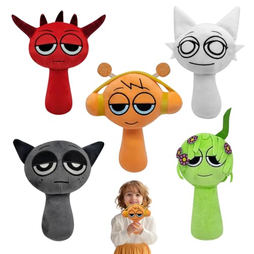 RCYHCY 5pcs Sprunki Plush, 9.84 inch Sprunki Plushies, Sprunki Wenda Plush, Sprunki PlüSchtier, Soft Stuffed Animal Pillow Birthday Christmas Choice for Fans and Kids Boys Girls RCYHCY 5pcs Sprunki Plush, 9.84 inch Sprunki Plushies, Sprunki Wenda Plush, Sprunki PlüSchtier, Soft Stuffed Animal Pillow Birthday Christmas Choice for Fans and Kids Boys Girls von RCYHCY