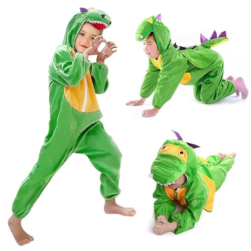 RCYHCY Dinosaurier Kostüm Kinder, Dinosaurier Jumpsuit Kostüm, Dinosaurier Onesie Kinder, Baby Dinosaurier Drachen Kostüm mit Kapuze, Dinosaurier Dress Up für Kinder Karneval Halloween Cosplay (XL) RCYHCY Dinosaurier Kostüm Kinder, Dinosaurier Jumpsuit Kostüm, Dinosaurier Onesie Kinder, Baby Dinosaurier Drachen Kostüm mit Kapuze, Dinosaurier Dress Up für Kinder Karneval Halloween Cosplay (XL) von RCYHCY