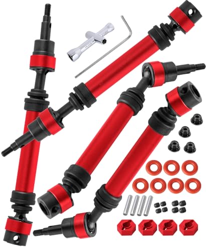 RCYouHott RC für 1/10 Senton/Granit/Vorteks 4x4 3S BLX & Mega 550, #45 Stahl Upgrades Teil vorne hinten Antriebswelle Antriebswelle CVD Achsen, Rot RCYouHott RC für 1/10 Senton/Granit/Vorteks 4x4 3S BLX & Mega 550, #45 Stahl Upgrades Teil vorne hinten Antriebswelle Antriebswelle CVD Achsen, Rot von RCYouHott