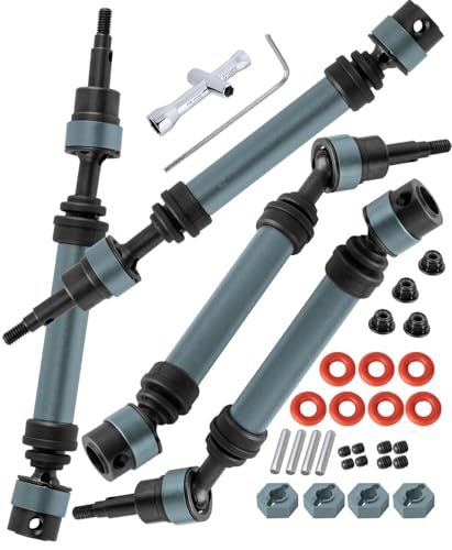RCYouHott RC für 1/10 Senton/Granit/Vorteks 4x4 3S BLX & Mega 550, #45 Stahl Upgrades Teil vorne hinten Antriebswelle CVD Achsen, Titan RCYouHott RC für 1/10 Senton/Granit/Vorteks 4x4 3S BLX & Mega 550, #45 Stahl Upgrades Teil vorne hinten Antriebswelle CVD Achsen, Titan von RCYouHott