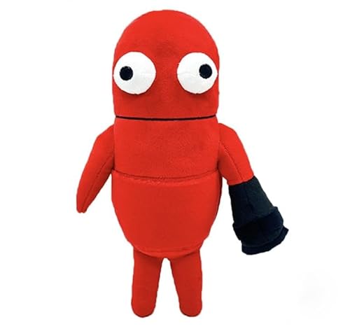 R.E.P.O Plüschtier, lustiges Plüschspielzeug for Horrorspiele, Bunte Monster, Plüschfigur, Puppe for Raumdekoration, Kissengeschenke(rot) von RDCIRP